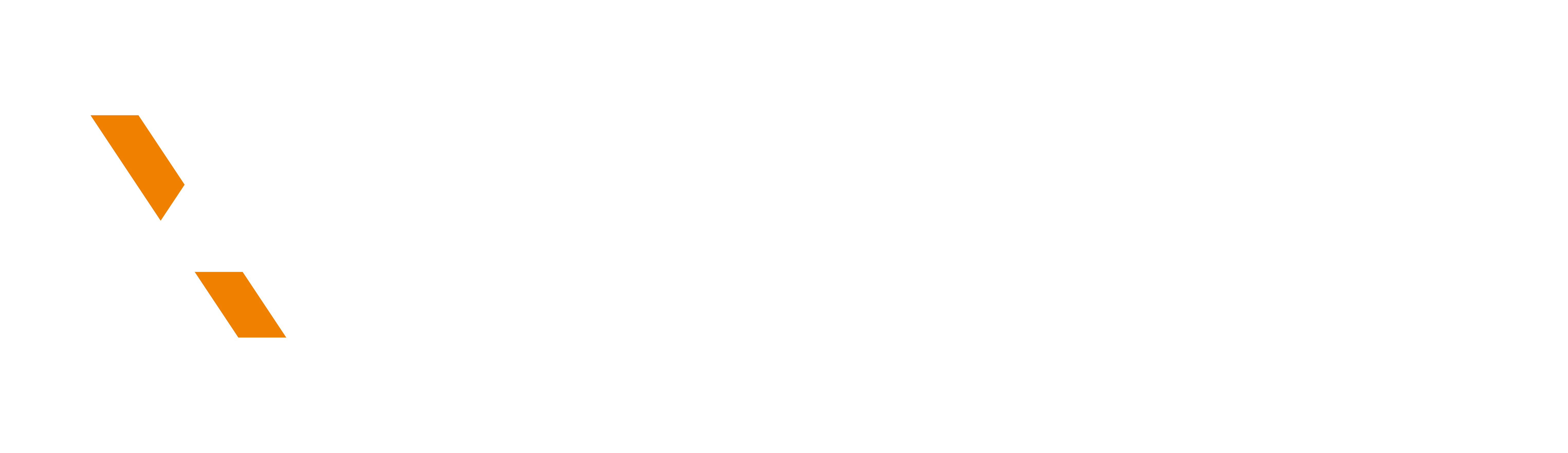 Exaflair horizontal logo on almost black